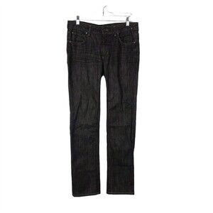 Acne Jeans Men's Storlek Straight Leg Distressed Raw Jeans Size 30x34